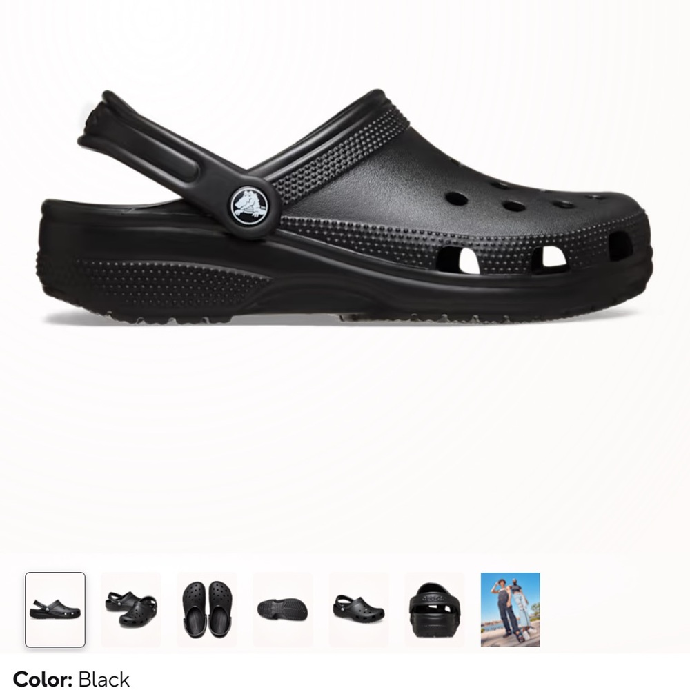 CROCS Black Men's Sandals